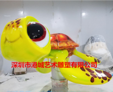 惠州旅游景区仿真海洋生物海龟雕塑定制多少