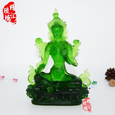 綠度母古法琉璃佛像成都藏傳佛教佛像