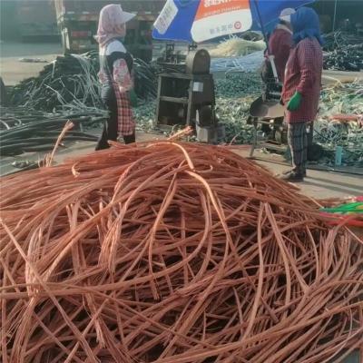 今天滨海新回收废铜回收废旧电缆今日价格