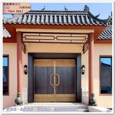 铜门 中式门楼铜门 别墅庭院进户铜门