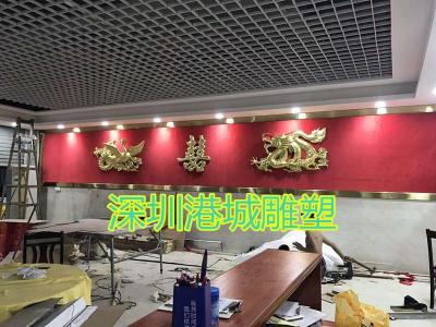 中山酒店大厅龙凤雕塑厂家批发零售价格