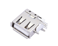 側立式A母側插USB4.0母座直腳DIP插板大電流
