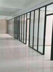 兴化办公室装修专用内置百叶玻璃隔墙