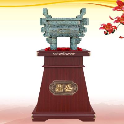 給合作客戶單位開業或喬遷送鼎意義