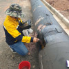 惠州污水管道对接环焊缝超声检测