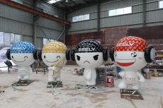 音樂系列玻璃鋼卡通人物公仔雕塑定制哪家好