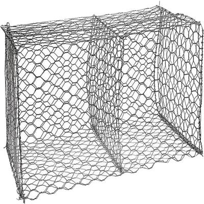 石笼网格宾网铅丝石笼网六角网高尔凡石笼河