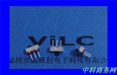 2D00G2 柄長3.0mm 3腳插板 180度撥動開關