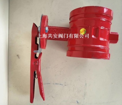 上海共安沟槽消声止回阀供应 橡胶瓣型批发