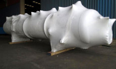 供应VCI气相防锈热收缩膜大型设备海运出口