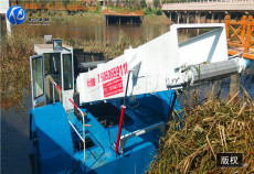 辽宁漂浮水草打捞船  水葫芦收集清理设备