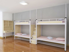 鹤壁双人寝室床采用卡槽式拼接安装很简单