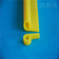 黄色硅胶p型防尘耐高温密封条