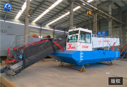 北京全自动浮萍打捞船  水葫芦收割机械价格