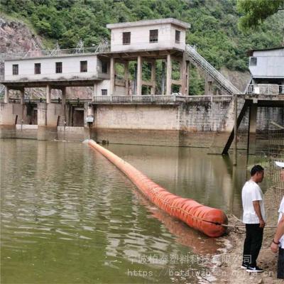 定做水电站取水口拦污浮排浮筒制作与安装