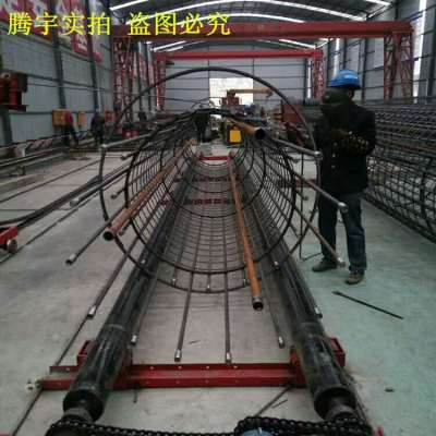 SDGJL-1500型钢筋笼滚笼机工作原理绕筋机