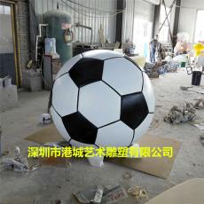 肇庆市玻璃钢足球雕塑厂家定制口啤好信誉高