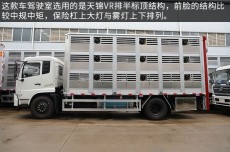 國六東風天錦恒溫畜禽動物專用運輸車廠家直