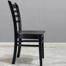 黑色餐椅现代简约家用中式小户型凳子