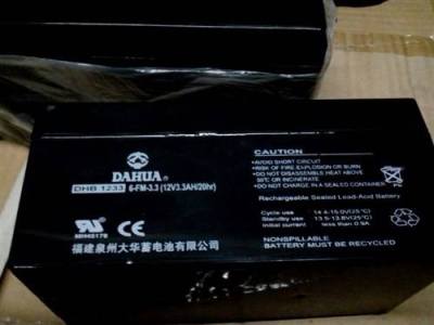 大华蓄电池12V-38AH原装正品正规尺寸