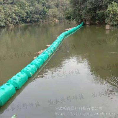 水草垃圾隔離帶易打撈浮筒式攔污排施工