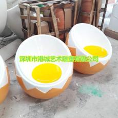 赣州幼儿园鸡蛋座椅子雕塑批发零售源头厂家