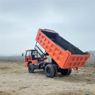 黔东南湿式刹车的18吨承载型井下矿用六轮车