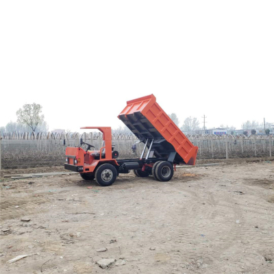 湘潭载重5吨砂石的大型井下运输四驱车