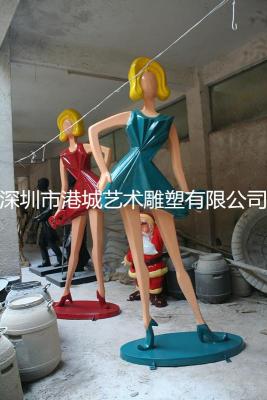 商业街广场女性模特人物雕塑定制零售哪家好