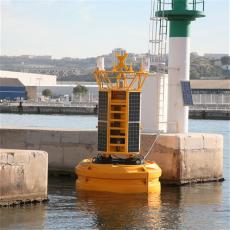 海上聚氨酯填充浮桶航道聚乙烯柱形航標報價