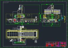 GMB200X40龙门式镗铣加工中心CAD图纸