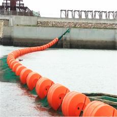 水上懸浮式攔污網浮筒庫區攔漂裝置