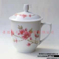 白瓷茶杯陶瓷中式
