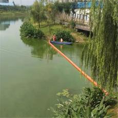 河道浮筒式拦污栅水电站进水口拦漂装置