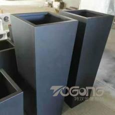 方形不锈钢花箱定制 户外氟碳漆不锈钢花箱
