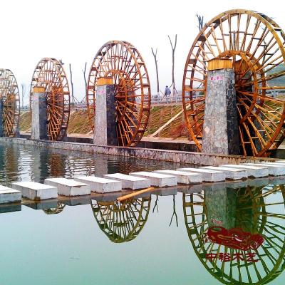 重庆园林景观水车田园灌溉流水车厂家定制
