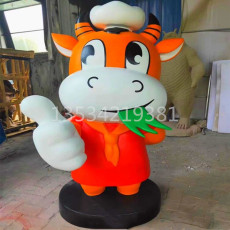 清远春节贺岁卡通牛雕塑生产厂商联系方式