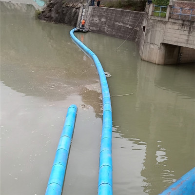 引水式水库取水口拦漂排活动式拦污浮桶