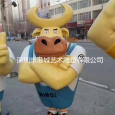 深圳新牛年春节贺岁卡通牛雕塑哪里有卖的
