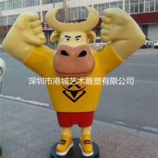江门2021春节贺岁卡通牛雕塑哪里有