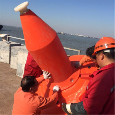 港口系泊浮标水源地河道保护区警示浮筒安装