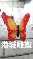 钦州性价比高昆虫造型蝴蝶蜻蜓玻璃钢雕塑