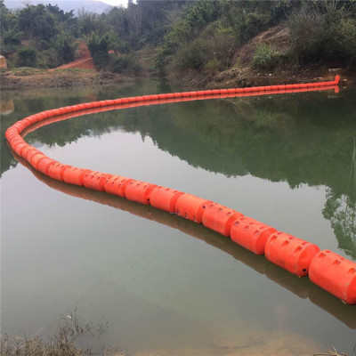 水电站取水口塑料拦污浮桶河道拦垃圾浮体