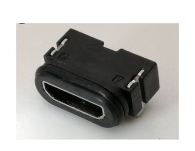 直插型MICRO 5PIN USB连接器 防水迈克母座