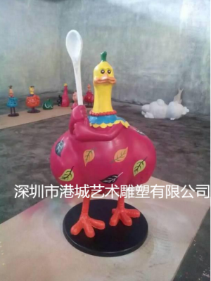 江门卡通鸡雕塑销售厂家电话