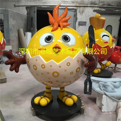 丽江卡通鸡雕塑怎么选