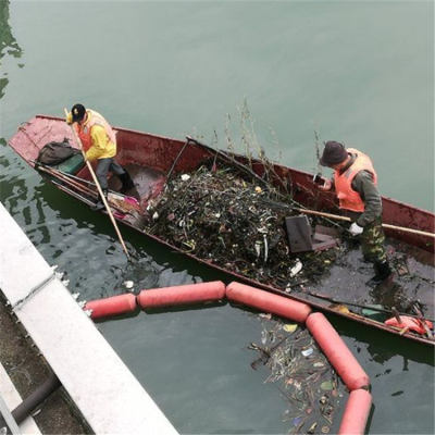 水电站大坝拦污装置河道浮筒式拦污网报价