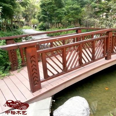 重庆小河面 小湖湖面景观浮桥 拱桥设计制做