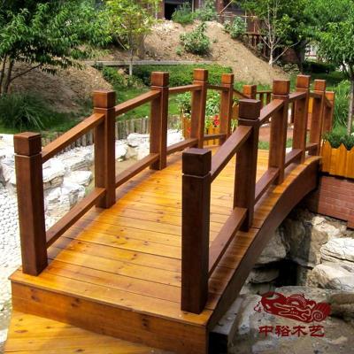 重庆景区公园景观水车 湖面景观浮桥设计制