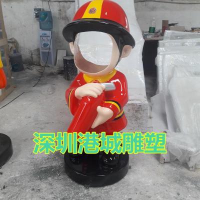 湛江街道消防员卡通雕像实力批发厂家